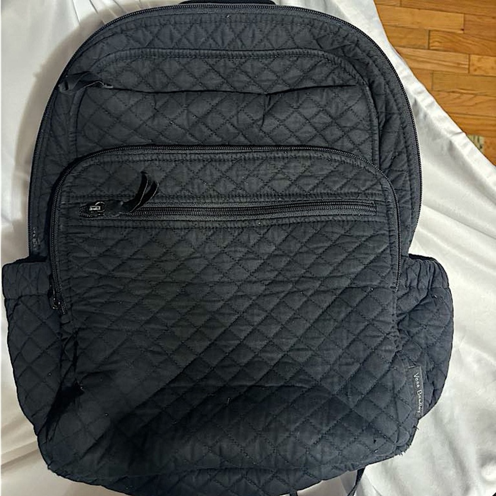 Black Vera Bradley Bookbag